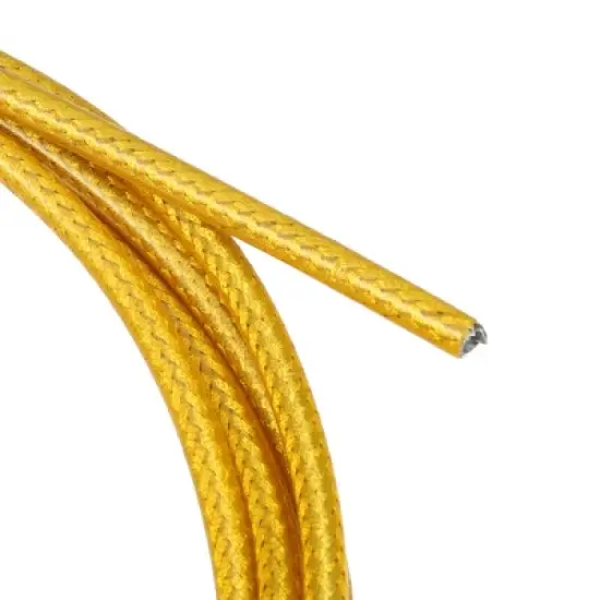 Unique Bargains Bicycle Brake Shifter Cable Brake Line Tube Cycling Accessories Gold Tone image {5}