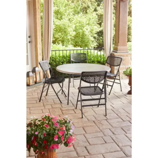 COSCO Ultra Comfort Commercial XL Plastic Folding Chair image {2}