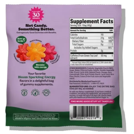 Tandy Energy Blooms Candy - 1.4oz image {1}
