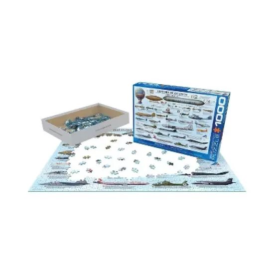 EuroGraphics History of Aviation Jigsaw Puzzle - 1000pc image {2}