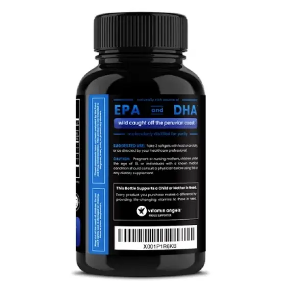 NutraChamps Omega 3 Fish Oil Softgels - 180ct image {2}