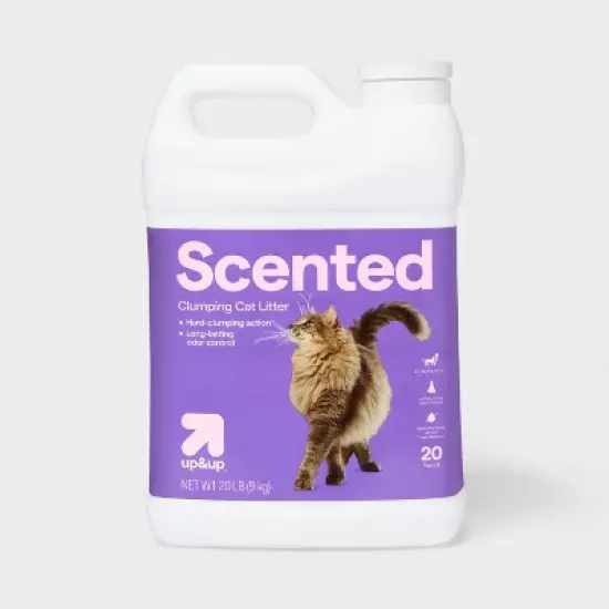 Scented Clumping Cat Litter Jug - 20lbs - up&up&trade; image {4}