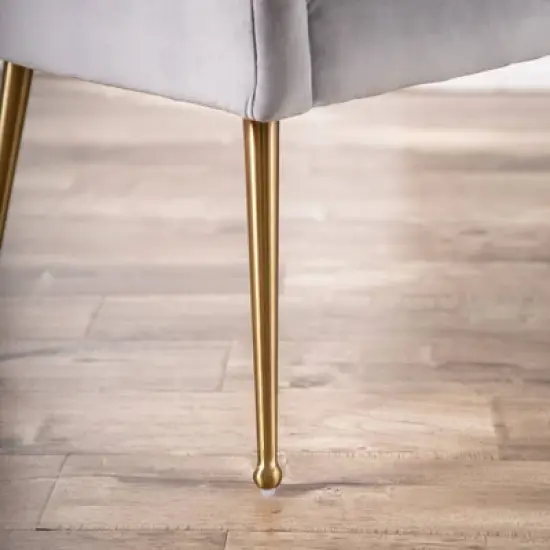 Beverly Velvet Dining Chair Gray - Abbyson Living image {5}