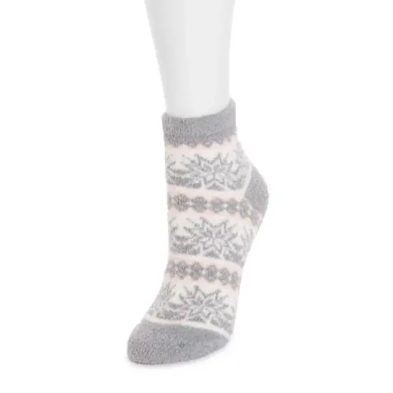 MUK LUKS Women's 4 Pack Ballerina Slipper & Sock Set image {2}