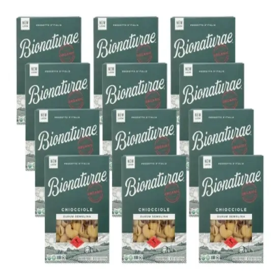 Bionaturae Organic Durum Semolina Chiocciole Pasta - Case of 12/16 oz image {5}