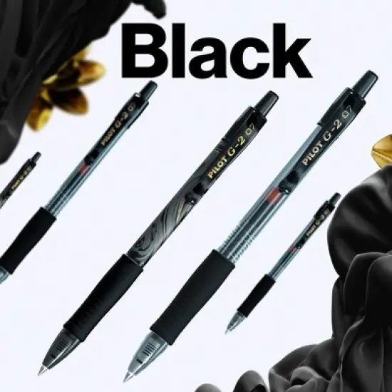 Pilot 18pk G2 Gel Pens Fine Point 0.7mm Black Ink image {6}