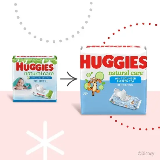 Huggies Natural Care Refreshing Scented Baby Wipes (Select Count) image {1}