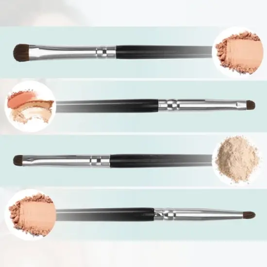 Unique Bargains Face Makeup Brushes Sets 4 Pcs image {5}