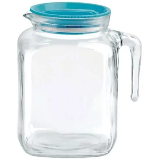 Bormioli Rocco Frigoverre Classic Jug 67.75 oz - with Teal Lid image {3}