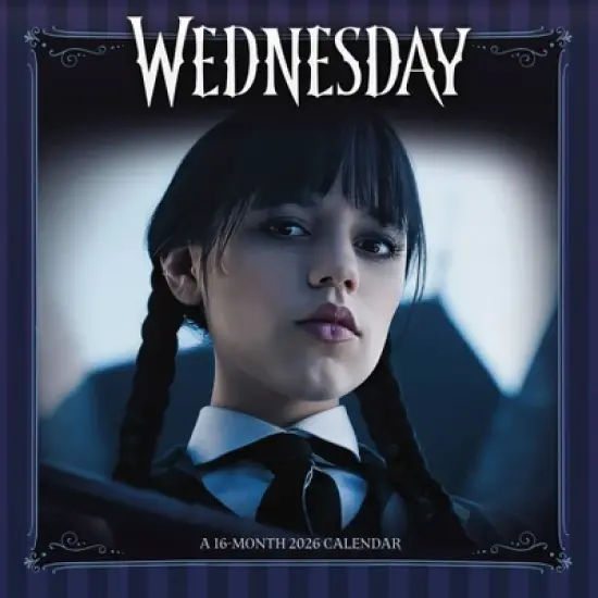 Netflix 2026 Wednesday 12"x12" Wall Calendar image {7}