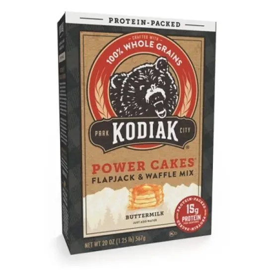 Kodiak Protein-Packed Flapjack & Waffle Mix Buttermilk - 20oz image {2}