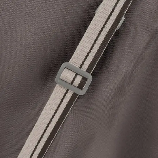 Classic Accessories Ravenna Water-Resistant BBQ Grill Cover for Island with Left and Right Grill Head, Dark Taupe image {9}