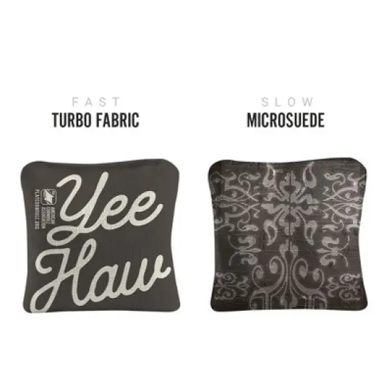 Yee Haw Synergy Pro Gray Cornhole Bags (Set of 4) image {1}