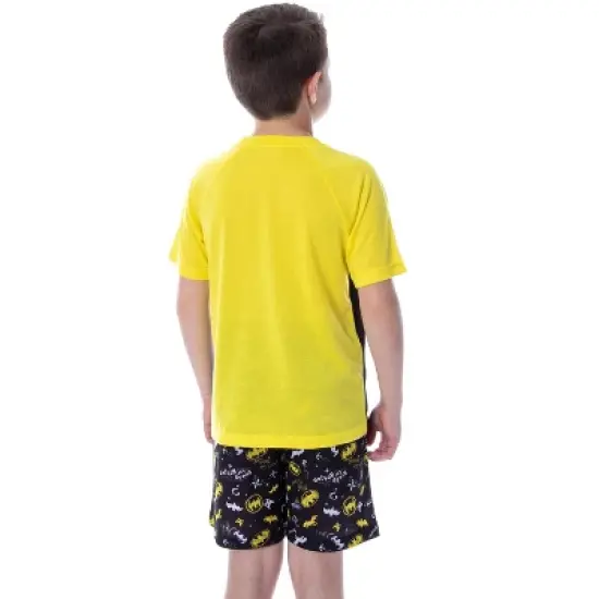 DC Comics Boys' Batman Ready For Action Shirt and Shorts 2 PC Pajama Set image {4}