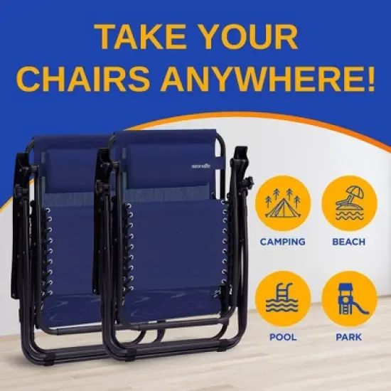 SereneLife Zero Gravity Lounge Chair image {4}