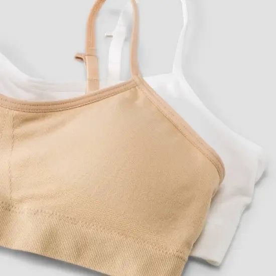 Girls' Solid 2pk Seamless Bra - art class&trade; image {2}
