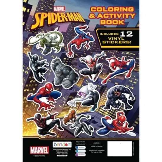 Spider-Man Activity Book with Vinyl Stickers image {1}