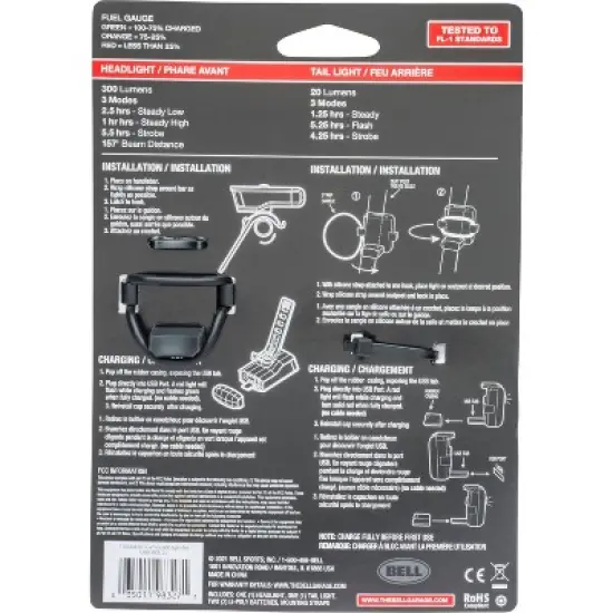 Bell Lumina 900 LED Bike Light Set image {4}