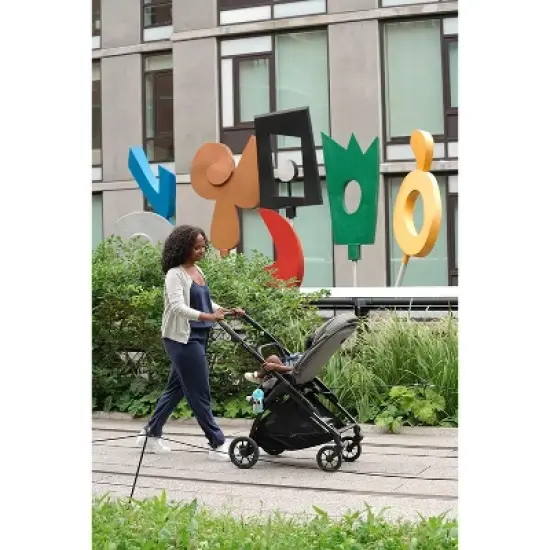 Inglesina Electa Full Size Baby Stroller - Lightweight at 19 lbs, Reversible Seat, Compact Fold, One-Handed Open & Close - Chelsea Gray image {7}