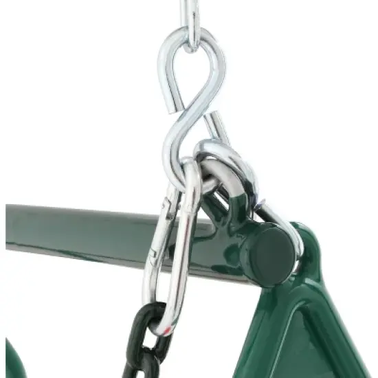 Gorilla Playsets Buoy Ball w/ Trapeze Bar - Green/Green image {2}