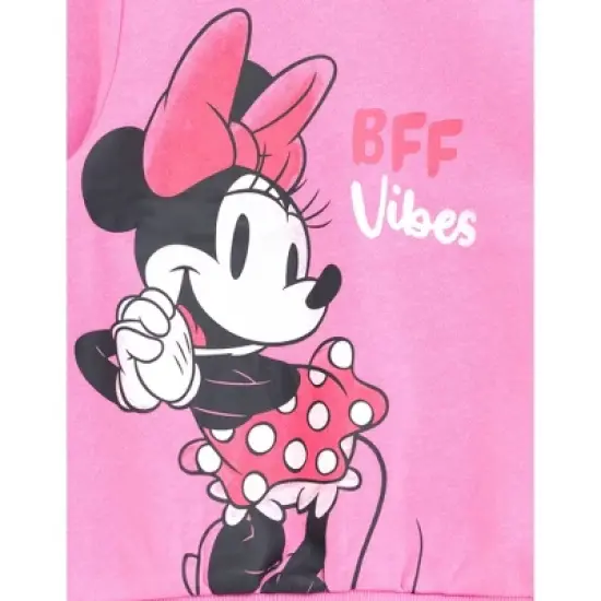 Disney Princess Minnie Mouse Winnie the Pooh Rapunzel Eeyore Piglet Fleece Sweatshirt and Pants Set Infant to Little Kid image {5}