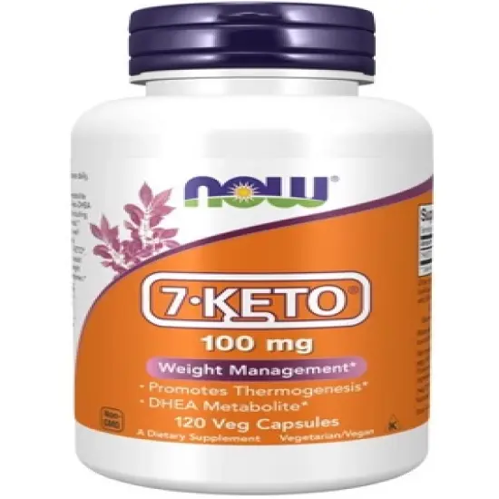 7-Keto 100 mg Veg Caps by Now Foods  -  120 VegCap image {3}
