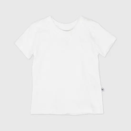 Honest Baby Boys' 4pk Organic Cotton Short Sleeve T-Shirt - Blue/White image {4}