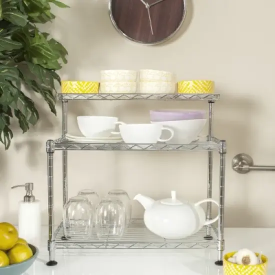 Marcel Mini Rack - Chrome - Safavieh image {1}