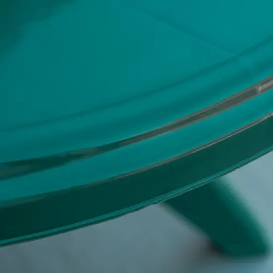 Outsunny Patio Dining Table with Umbrella Hole Round Outdoor Bistro Table for Garden Lawn Backyard image {5}