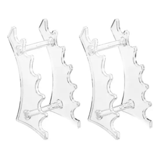 Unique Bargains Acrylic Space-Saving Quality Material Pen Holder image {7}