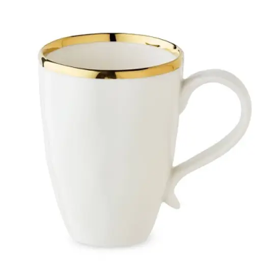 Certified International (Set of 4) 18oz Regency Mugs Gold image {2}