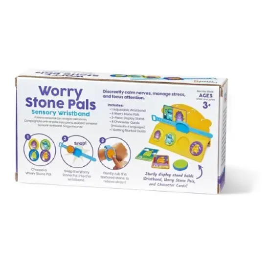 Hand2Mind Worry Stone Pals Sensory Wristband image {5}