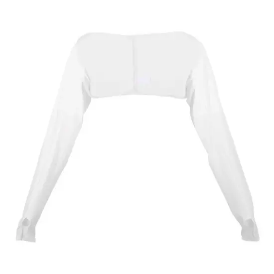 Unique Bargains Soft Sun Protection Arm Shawl Cooling Sleeve Sun Protection Arm Sleeve with Finger Hole for Women Golf Polyester image {15}