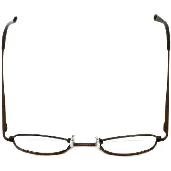 Flex Plus by Vivid FP-10 Designer Reading Eye Glasses in Brown 45mm +2.50 | Ladies | Oval Shape | Small Fit image {4}