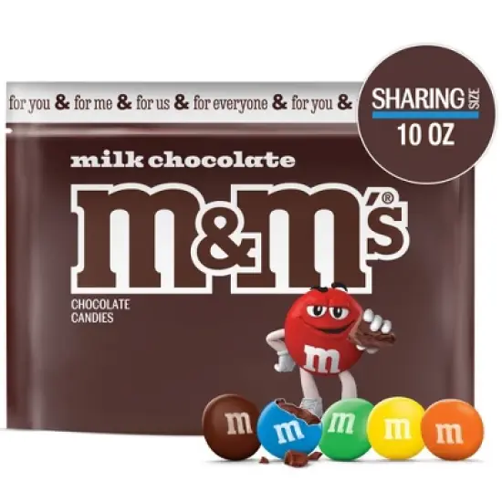 M&M's Milk Chocolate Candy - Sharing Size - 10oz image {9}