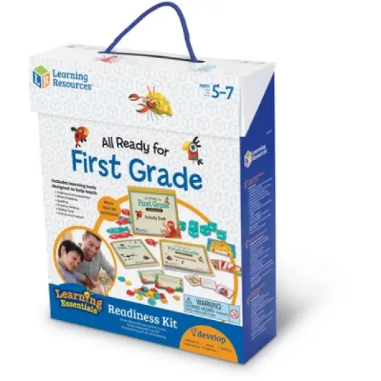 Learning Resources All Ready for First Grade Readiness Kit - 67 pieces, Ages 5+ Kids Learning Activities image {3}