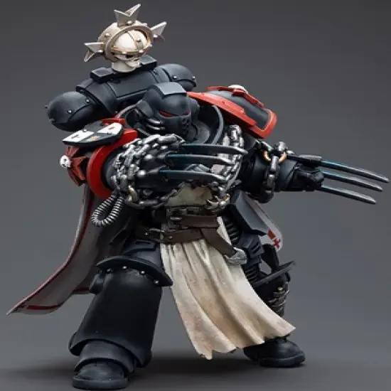 Black Templars Primaris Sword Brethren Alberic 1/18 Scale | Warhammer 40K | Joy Toy Action figures image {4}