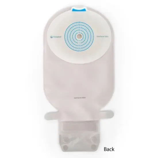 SenSura Mio Ostomy Pouch, Trim to Fit, Extended Wear, Opaque Gray, 2-1/8 in. Opening, 10 Count image {4}