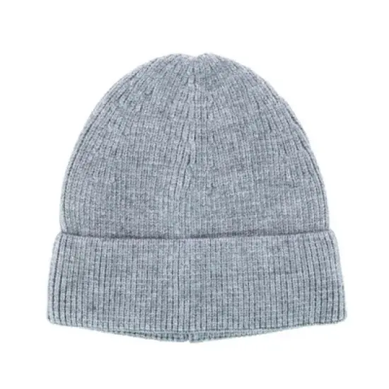 CTM Men's Basic Ribbed Beanie Cuff Cap image {3}
