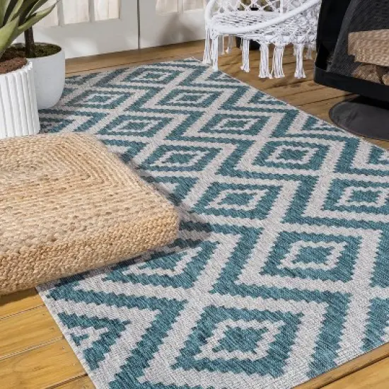 Sintra Diamond  Indoor/Outdoor Area Rug - JONATHAN Y image {4}