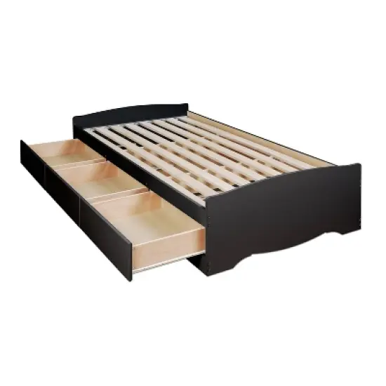 Mate's Platform Storage Bed with 3 Drawers - Prepac  image {6}