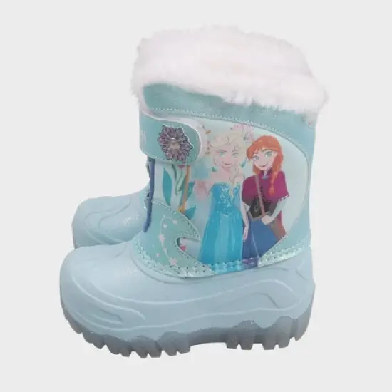 Toddler Girls' Frozen Winter Boots - Blue image {5}