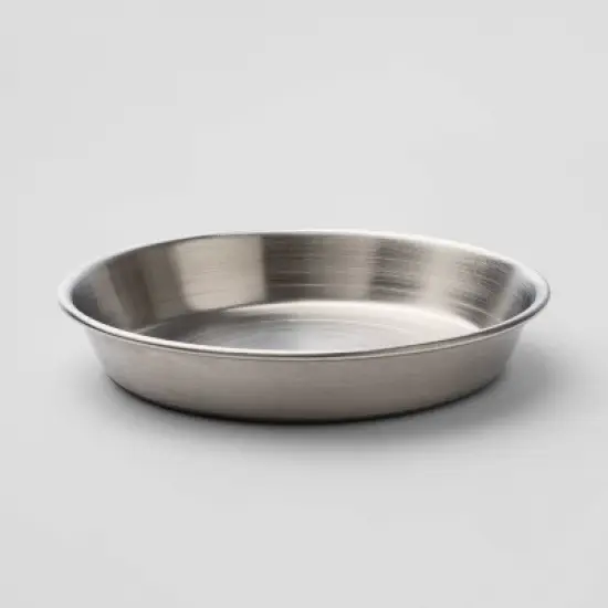 Matte Stainless Steel Cat & Dog Dish Bowl - Silver - 13.2oz - Boots & Barkley&trade; image {3}