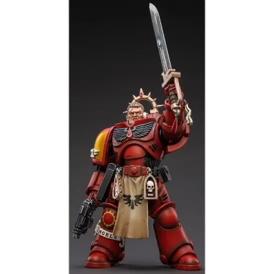 Blood Angels Primaris Lieutenant Tolmeron 1/18 Scale | Warhammer 40K | Joy Toy Action figures image {1}