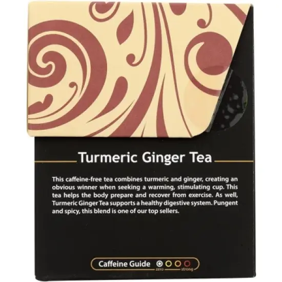 Buddha Teas Turmeric Ginger Tea - Case of 6/18 Bags image {3}