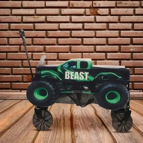 Seeing Red Monster Truck Wagon Cover Halloween Accessory image {2}
