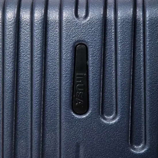 InUSA Drip Lightweight Hardside Medium Checked Spinner Suitcase - Blue image {13}