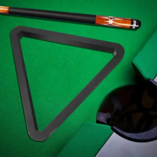 GSE Heavy-Duty Solid Wood 8-Ball Triangle Pool Ball Racks image {6}