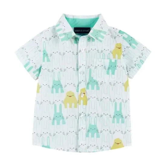 Andy & Evan  Infant  Poplin Buttondown Set. image {2}