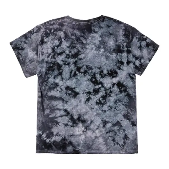 Kuromi, My Melody and Hello Kitty Puff Print Mushroom Scene Women's Black Cloud Wash Crew Neck Short Sleeve T-shirt image {5}